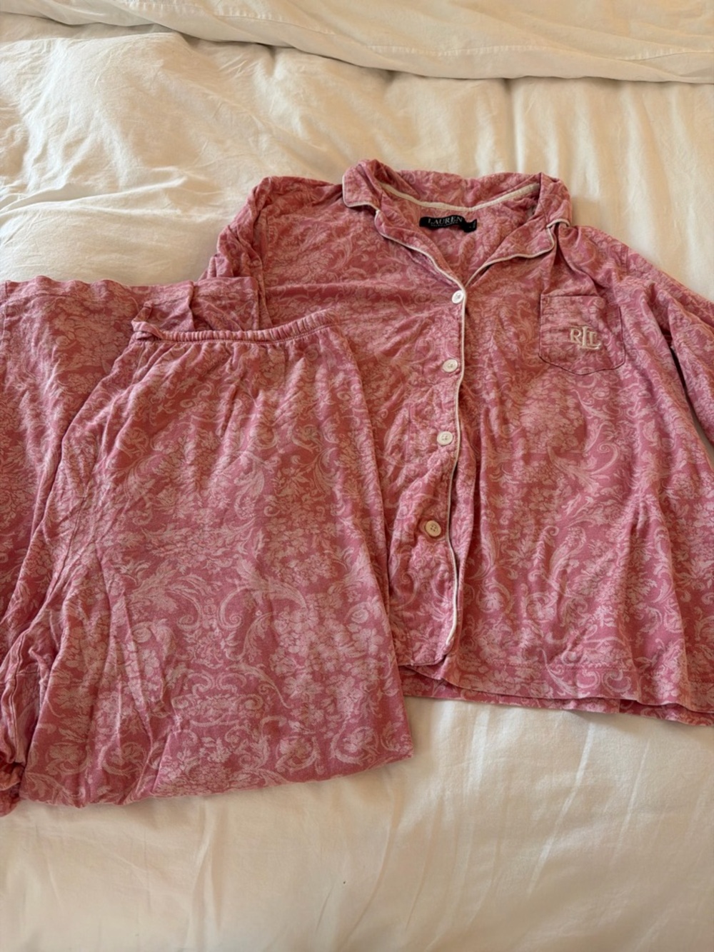Ralph Lauren Pink Pajama Set